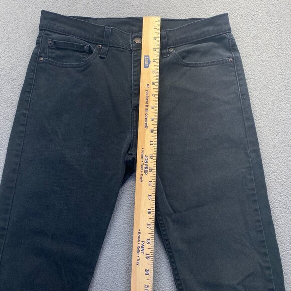 Levis 510 Skinny Stretch Mens Jeans Size 32X32 Black Stretch - Picture 6 of 11